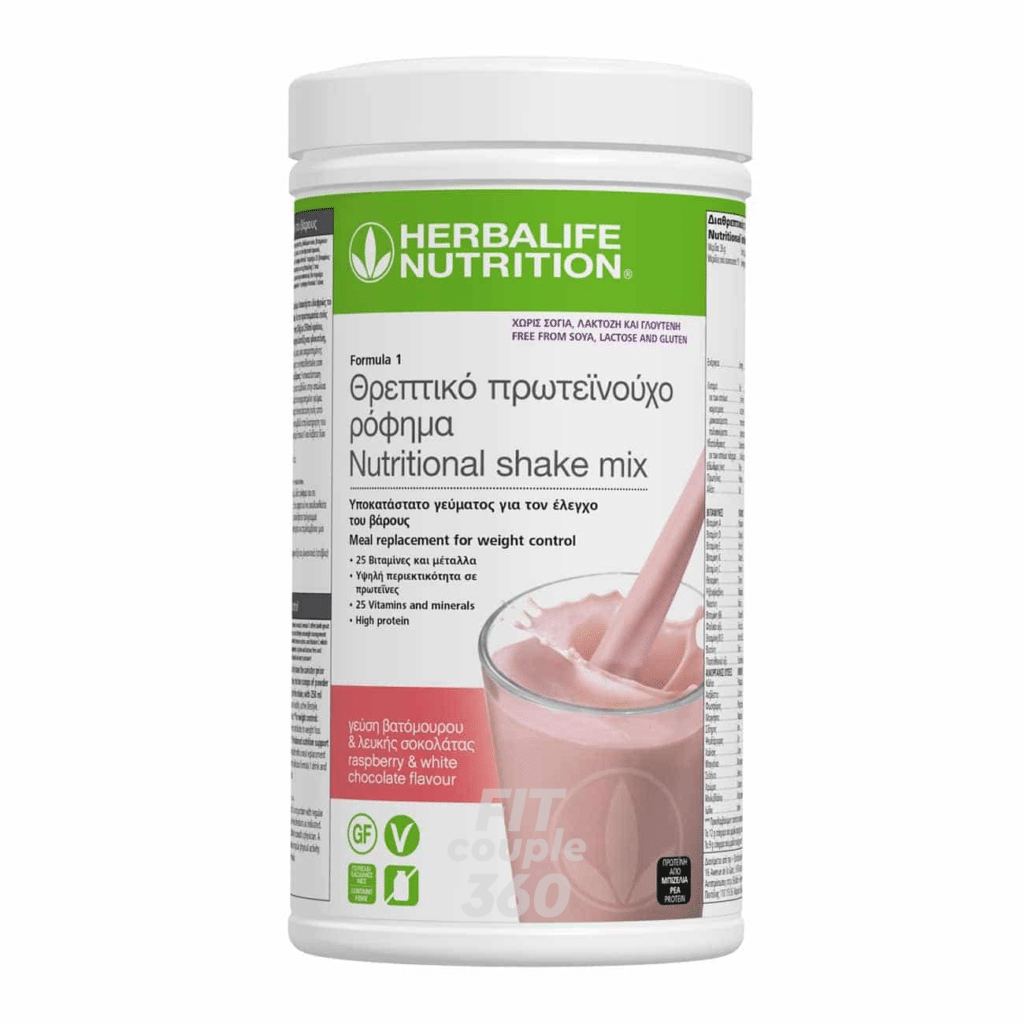 &Pi;&rho;&omega;&tau;&epsilon;ϊ&nu;&omicron;ύ&chi;&omicron; &Rho;ό&phi;&eta;&mu;&alpha; Formula 1 &ndash; &Gamma;&epsilon;ύ&sigma;&eta; Free from Raspberry (&Beta;&alpha;&tau;ό&mu;&omicron;&upsilon;&rho;&omicron;) & White Chocolate (&Lambda;&epsilon;&upsilon;&kappa;ή &Sigma;&omicron;&kappa;&omicron;&lambda;ά&tau;&alpha;) 550g