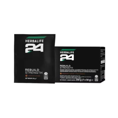 Herbalife24 Rebuild Strength Ένα αθλητικό ρόφημα υδατανθράκων-πρωτεΐνης, σχεδιασμένο για να βοηθά την αποκατάσταση μετά από αναερόβια άσκηση.